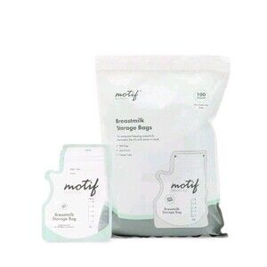 Motif Medical Breast Milk Storage Bags 8oz 100 Bags New